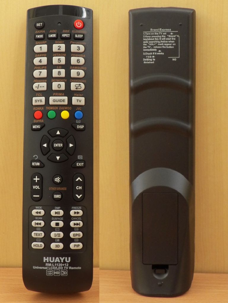 Пульт універсальний TV+LED RM-L1120+12 новий - фото фото фото 1