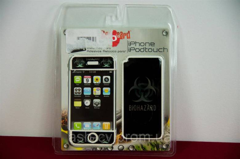 Наклейки BIOHAZARD на iPhone - фото фото фото 1