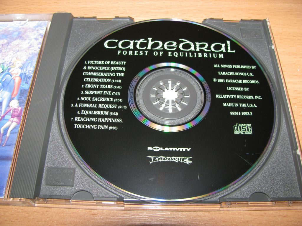 CATHEDRAL - Forest Of Equilibrium  (1992 Relativity 1st press,USA) - фото фото фото 2