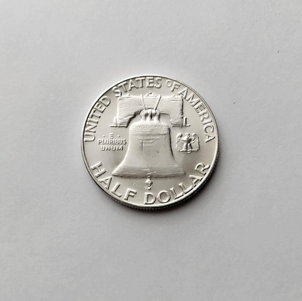 1/2 ДОЛЛАРА    (50 ЦЕНТОВ) США 1963  состояние aU-UNC серебро - фото фото фото 1