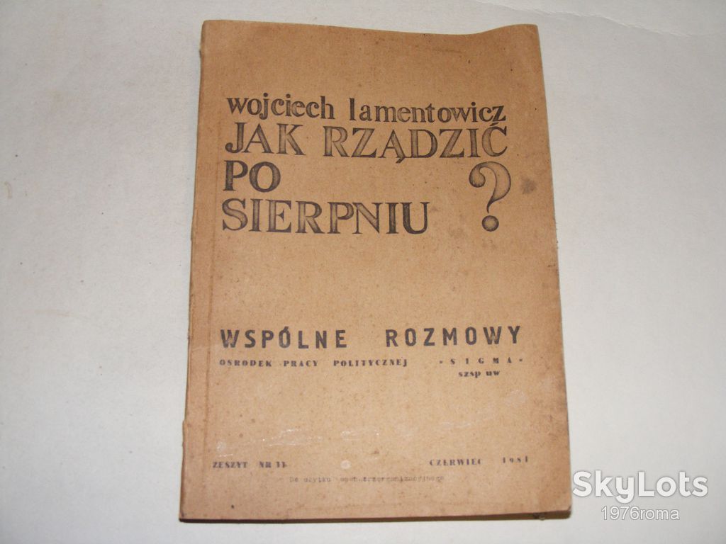 Lamentowicz Jak rządzić po sierpniu? - фото фото фото 0