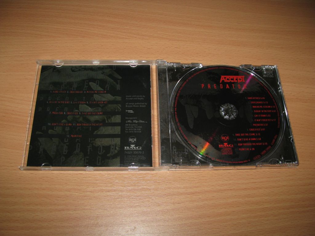 ACCEPT - Predator   (1996 BMG,1st press,Germany) - фото фото фото 1