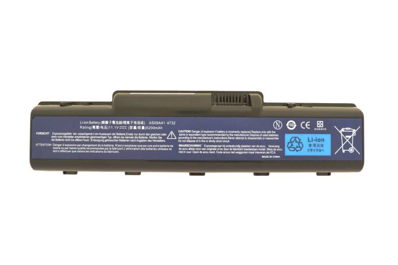 Батарея для ноутбука Gateway AS09A61, 5200mAh, 6cell, 11.1V, Li-ion, черная, - фото фото фото 1