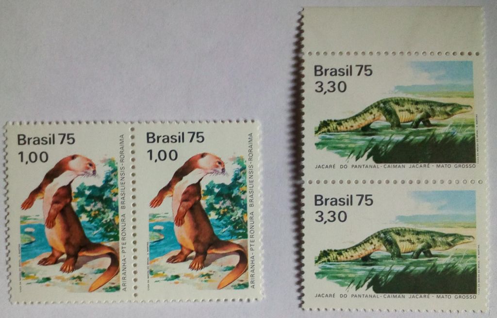 Бразилия 1975 Фауна, сцепки, MNH  (КЦ=6,4 евро) - фото фото фото 0