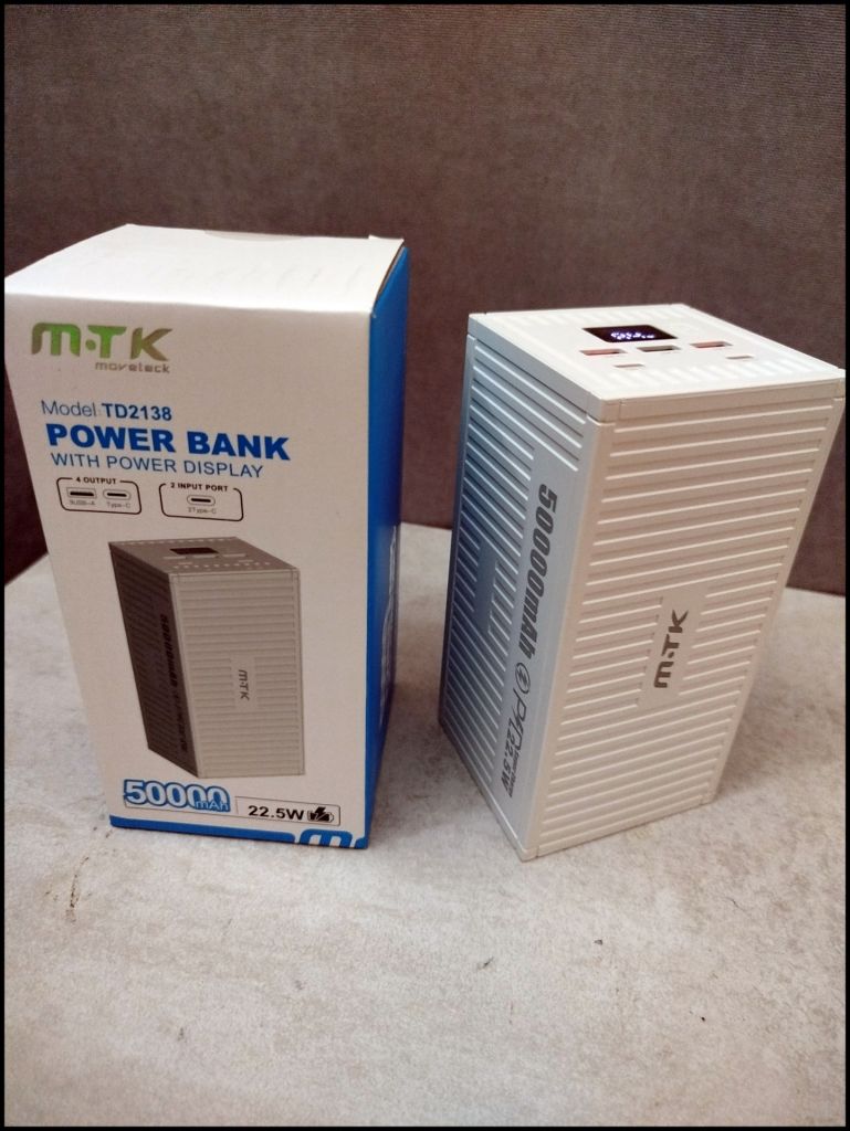 Повер банк M.TK 50 000mAh PD22.5W QC3.0 - фото фото фото 0