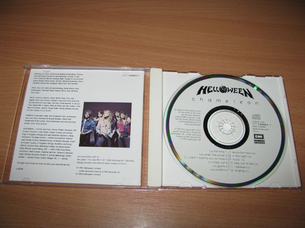 HELLOWEEN - Chameleon  (1993 EMI Holland) - фото фото фото 1