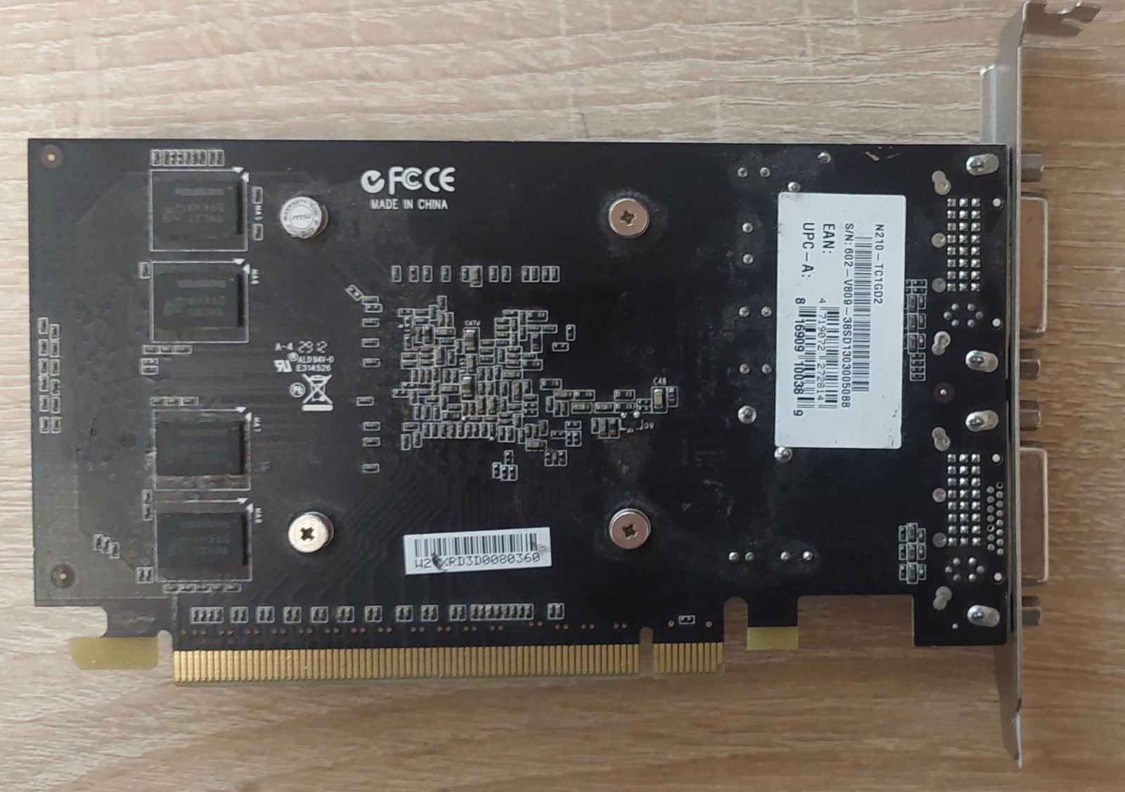 Відеокарта  MSI GeForce 210   (N210-TC1GD2) код.V10 - фото фото фото 2