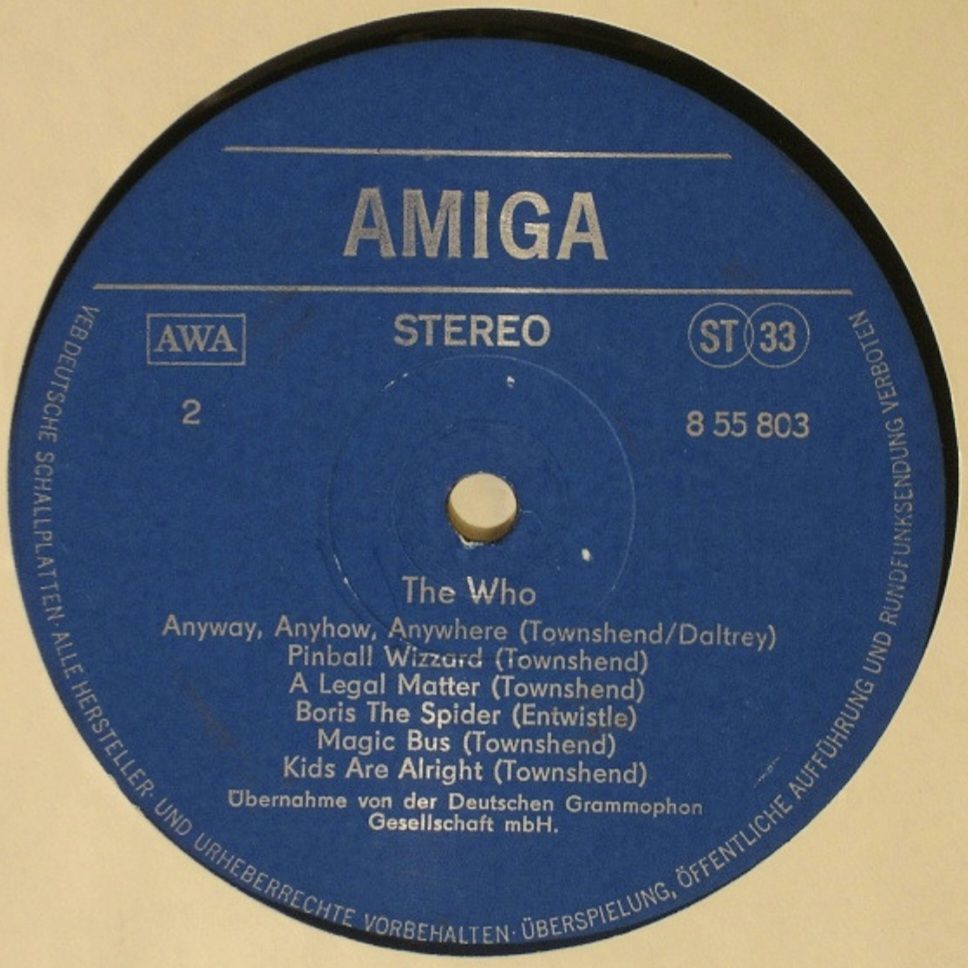 The Who - Greatest Hits - 1965-78.    (LP). 12. Vinyl. Пластинка. Germany. Amiga. - фото фото фото 2