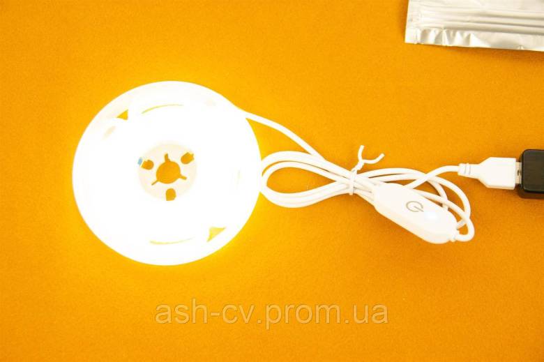 Світлодіодна, стрічка, USB, LED, 2 метри, COB, 320LEDs, 4000K, Natural, White - фото фото фото 6