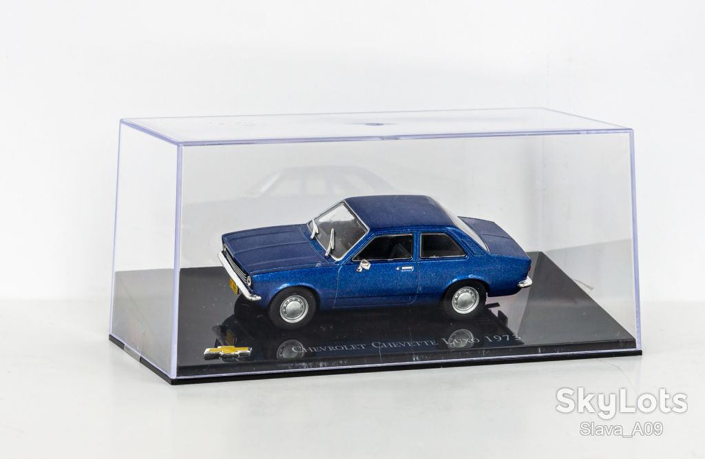 1:43 Chevrolet Chevette Luxo 1973 blue metallic, Altaya IXO 45533 - фото фото фото 0