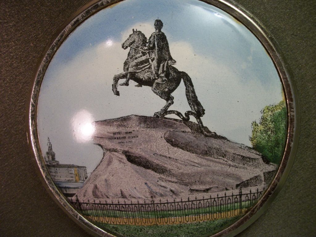 5.13 Плакетка, панно, Медный всадник, памятник Петру 1, Ленинград, Ленэмальер - фото фото фото 2