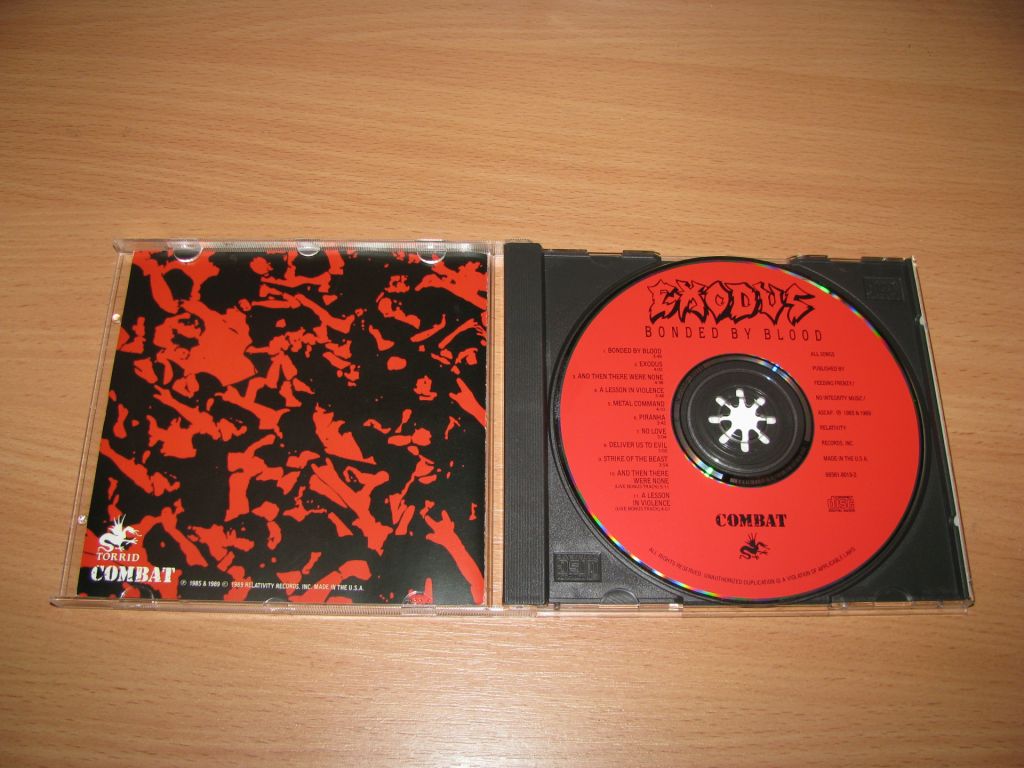 EXODUS - Bonded By Blood    (1987 Combat USA) - фото фото фото 1