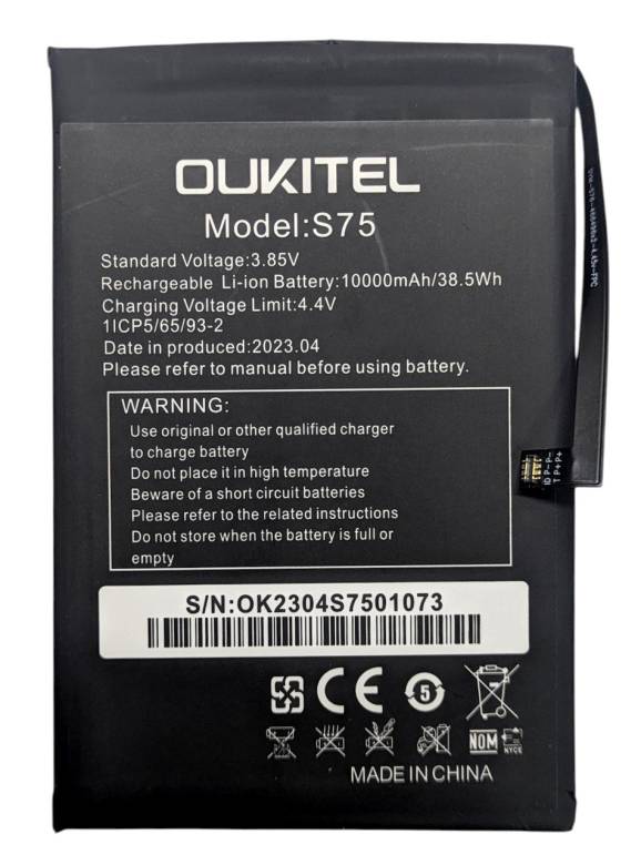 Акумулятор для Oukitel WP6 / S75 - фото фото фото 0