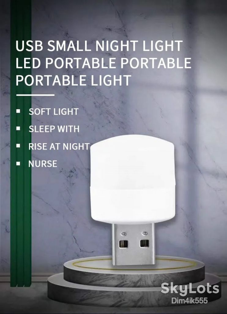 LED лампочка ночник USB H2101 White Light / Warm Light - фото фото фото 4