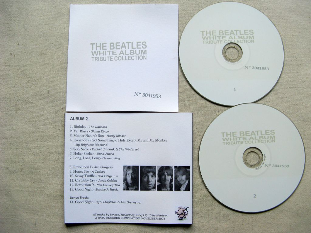 CD Beatles Tribute. The Beatles White Album Tribute Collection. 2CD. 2008. - фото фото фото 1