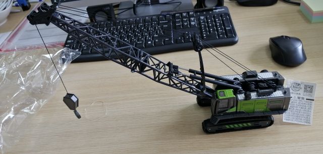 Модель крана NILE, 1х50, Diecast Toy Engineering Vehicle Crane. Новая. - фото фото фото 2
