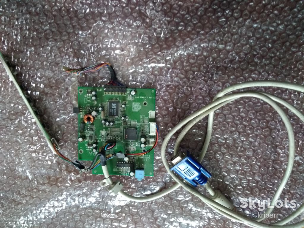 Відеоплата, скалер Main Board DA0L7TMB2C1 Rev.C для монитора  Acer AL1712m - фото фото фото 1