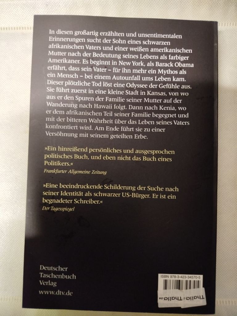 книга мемуари Барак Обама «Ein amerikanischer Traum. Die Geschichte meiner Familie»  (німецькою мовою) - фото фото фото 1