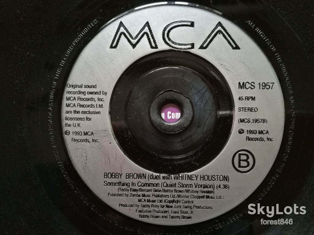 Bobby Brown  (duet with Whitney Houston)-Something in common-Ex.+, 7"-Англія - фото фото фото 3