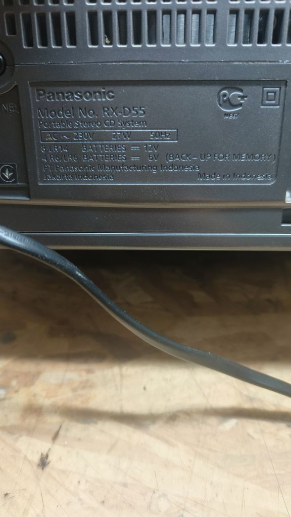 Лот Магнітола Panasonic RX-D55 - фото фото фото 2