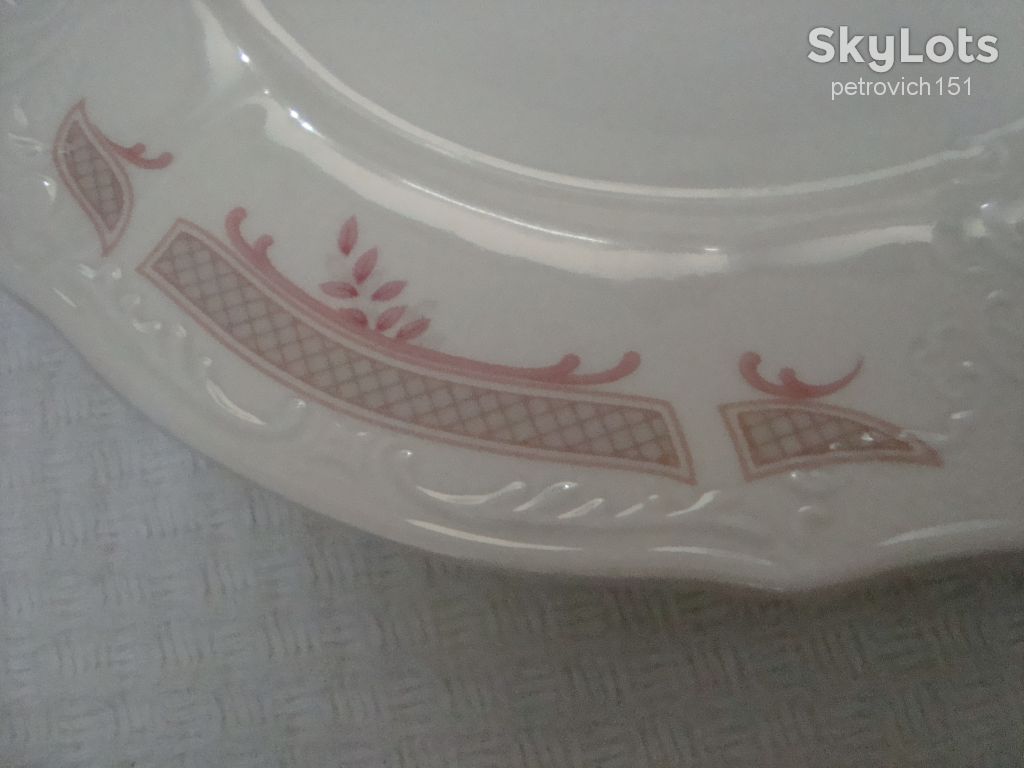 Блюдо Фарфор BERNADOTTE Чехословакия №915 - фото фото фото 2