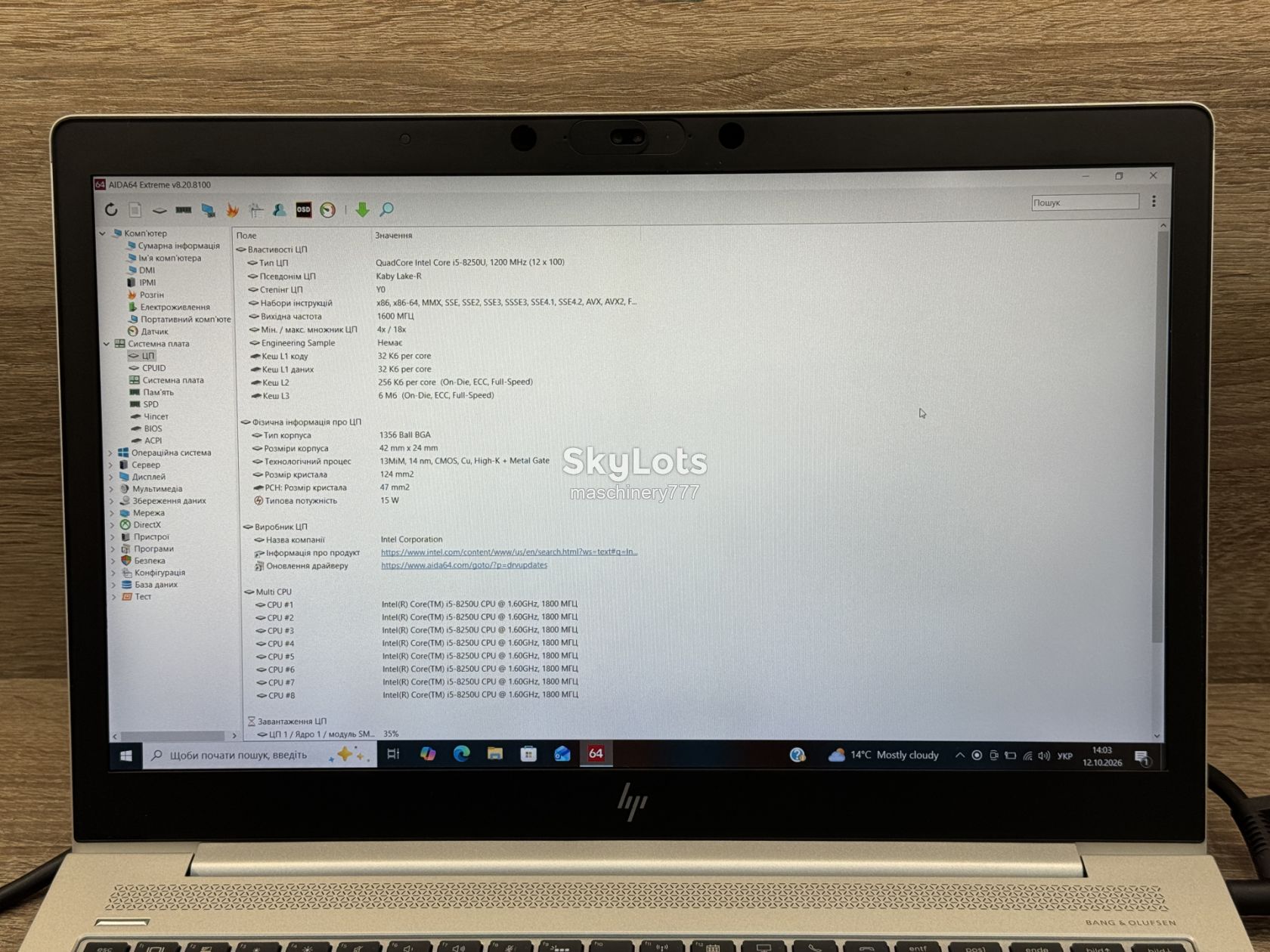 ноутбук hp 850 g5 intel core i5-8gen-4gb ram ddr4-№ss202 - фото фото фото 13
