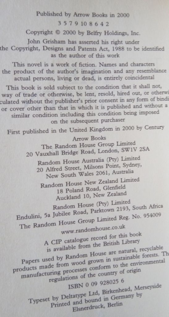 Brethren The John Grisham English на Английском книга - фото фото фото 3