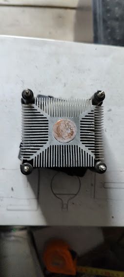 Серверный медный радиатор socket 775 7*5 № 243007139 - фото фото фото 2