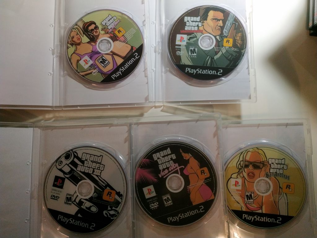 Grand Theft Auto  (GTA) 5 частей - Видеоигры для Playstation 2 - фото фото фото 2