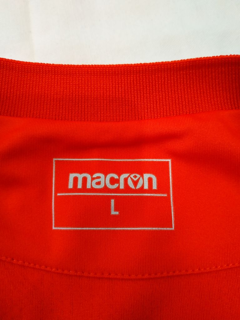 Футболка стрейчева чоловіча червона MACRON p-p L - фото фото фото 6