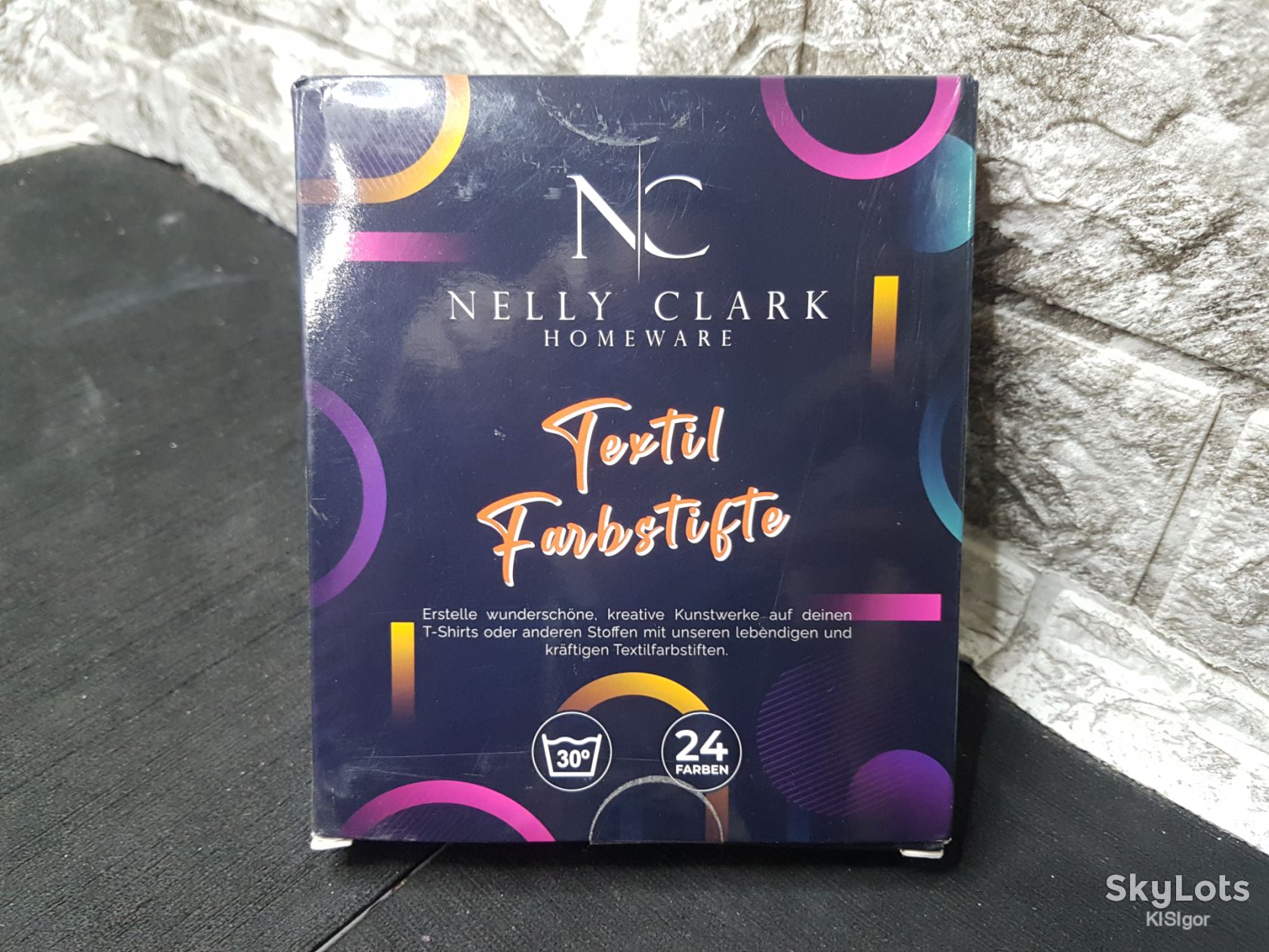 Набір текстильних фломастерів Nelly Clark Homeware  (24 кольори) *80705 - фото фото фото 0