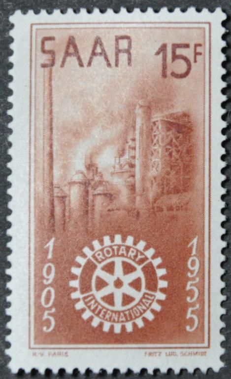 Германия Саар  Международные организации Ротари 1955 - фото фото фото 0