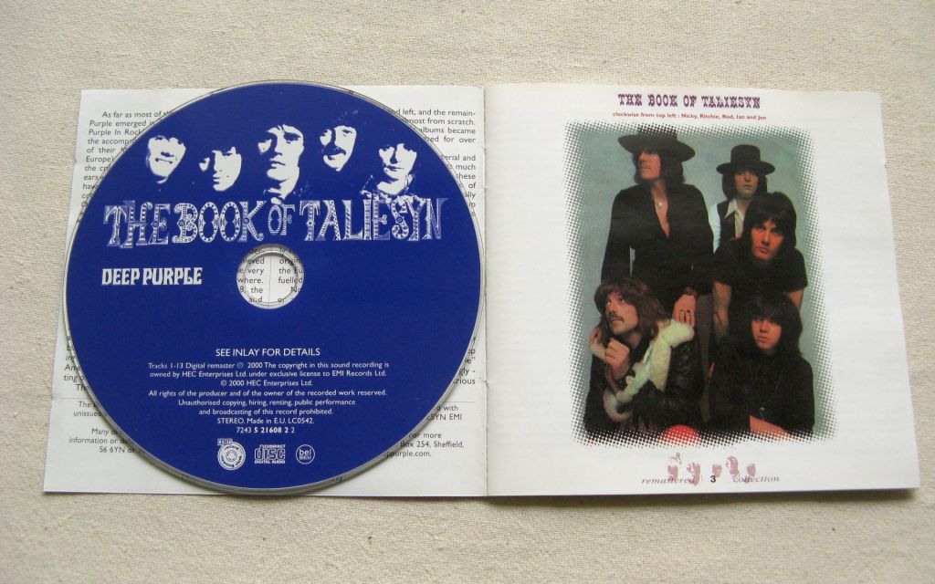 CD Deep Purple. The Book of Taliesyn. 1968. - фото фото фото 3