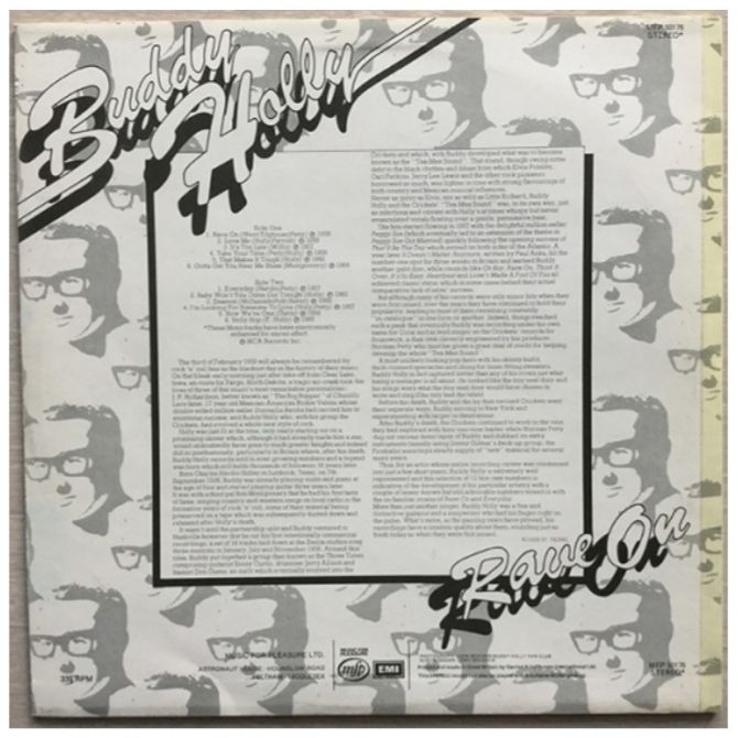 Buddy Holly - Rave On - 1956-59.  (LP). 12. Vinyl. Пластинка. England - фото фото фото 1