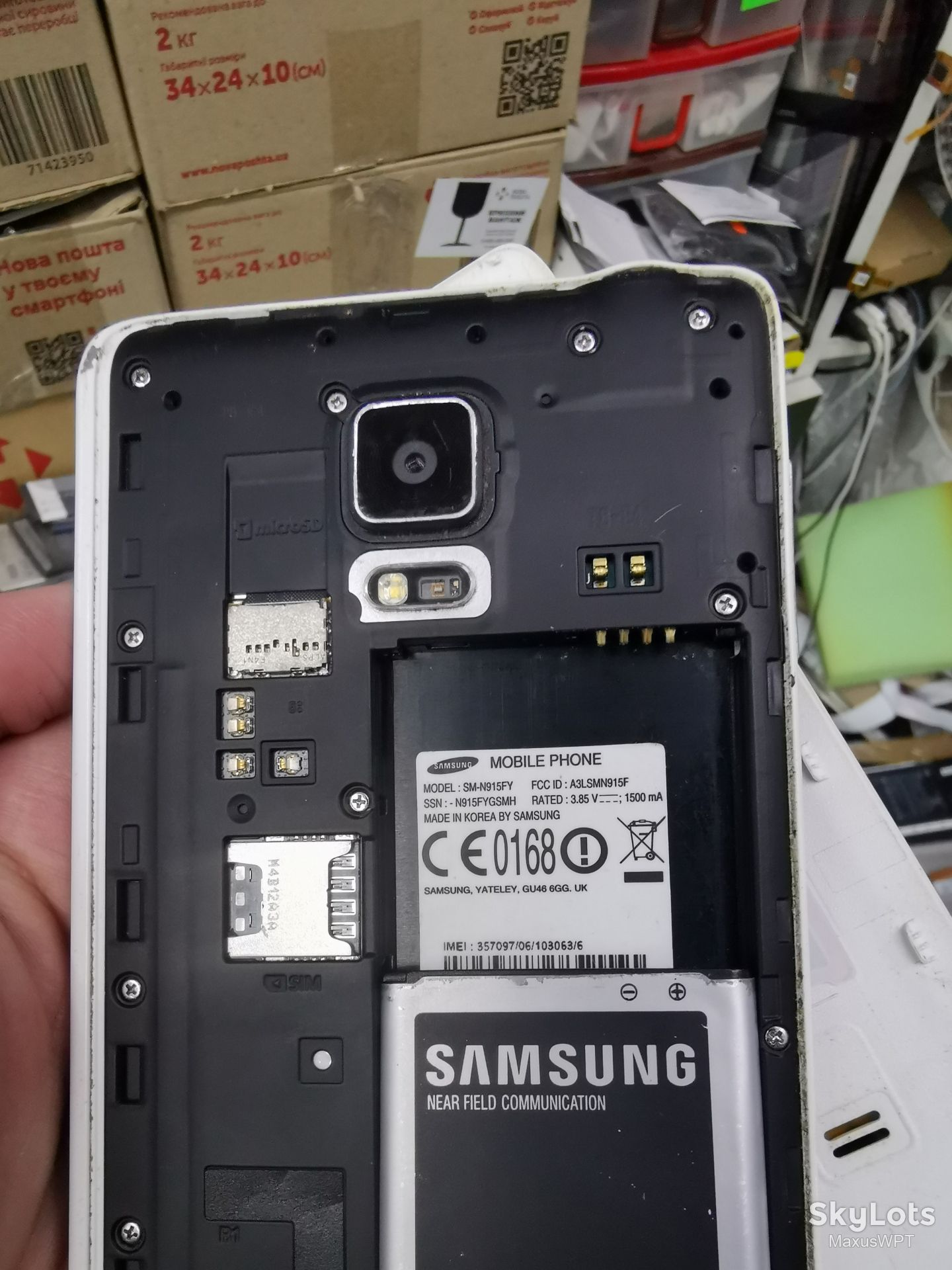 #495 Sklad Samsung Note Edge White N915 - фото фото фото 1