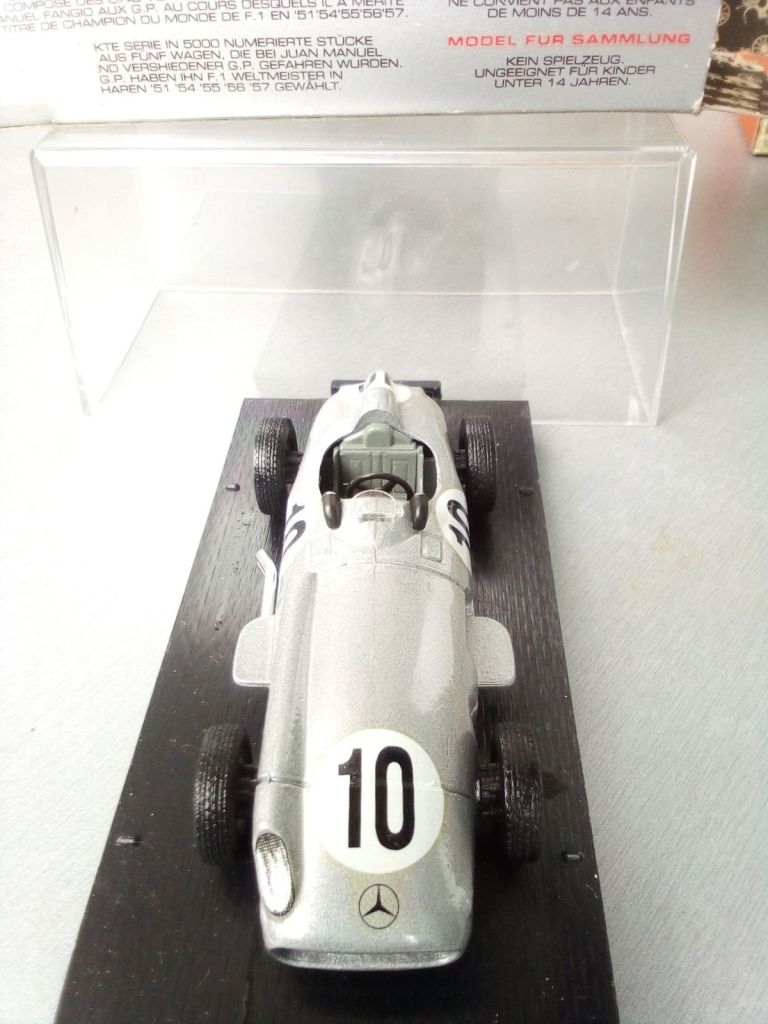Brumm 1:43 Mercedes W196 G.P. 1955 F1 UK #10 Fangio - фото фото фото 6