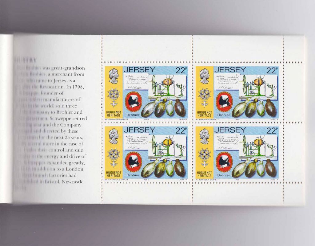 ZM Джерси 1985 г MNH  - буклет - гугеноты - фото фото фото 5