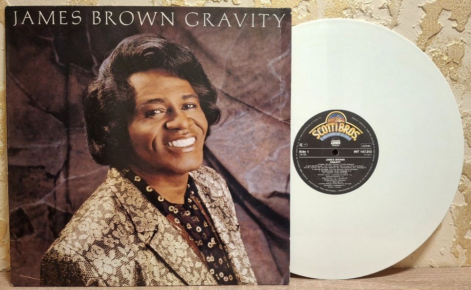 James Brown - Gravity - 1986.   (LP). 12. White Vinyl. Пластинка. Germany. - фото фото фото 0