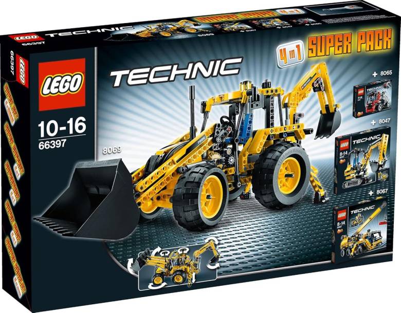 Конструктор Lego 66397 Technic 4in1 Super Pack Новый! - фото фото фото 0