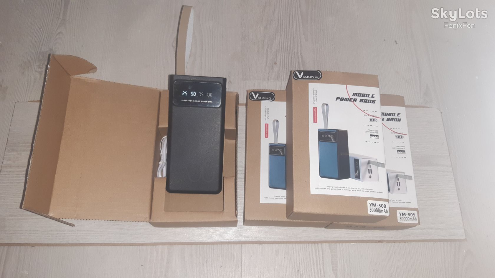 ПАВЕРБАНК 30000mAh Viaking YM509. Нове! Читайте опис! - фото фото фото 3