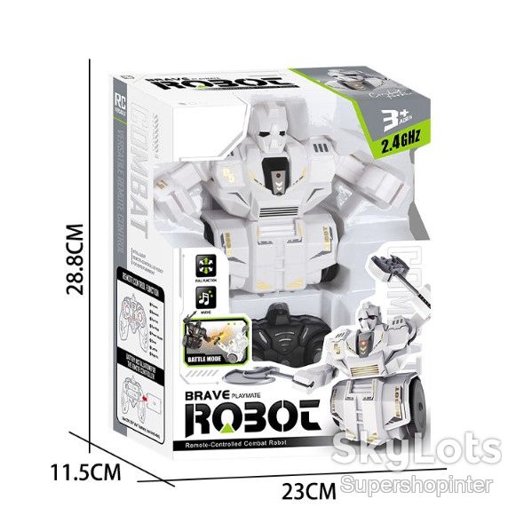 Интерактивный боевой робот JJRC R33 с пультом | ИК-управление, свет, звук, стрельба, танцы - фото фото фото 4