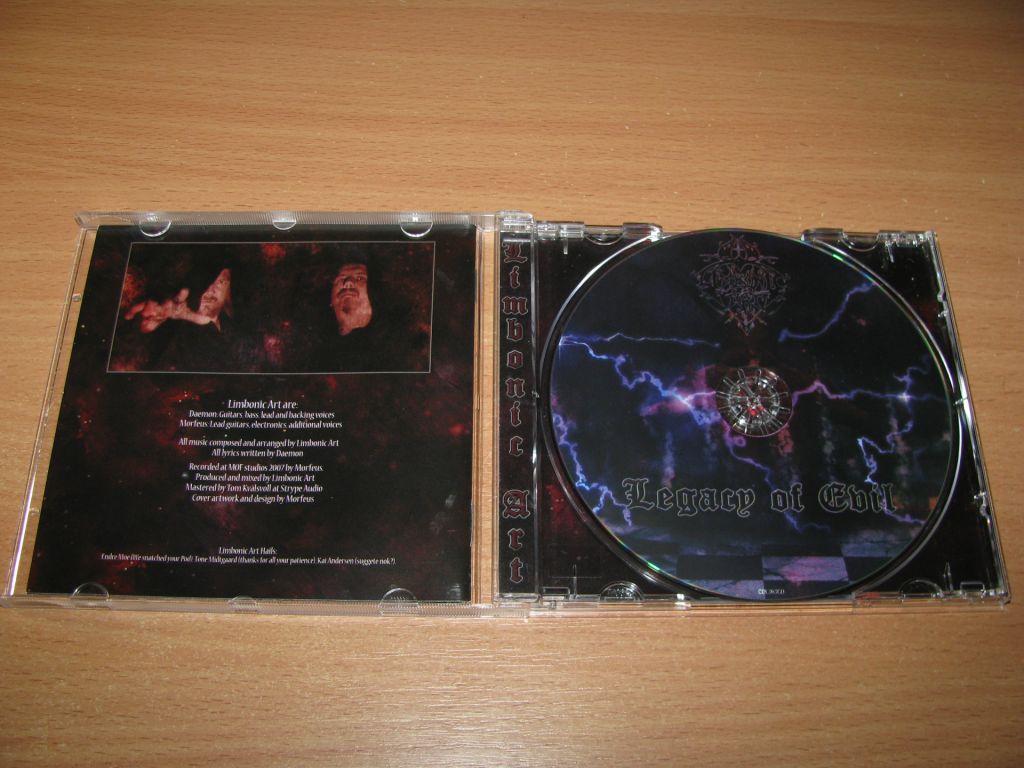 LIMBONIC ART - Legacy Of Evil   (2007 Candlelight 1st press,USA) - фото фото фото 1