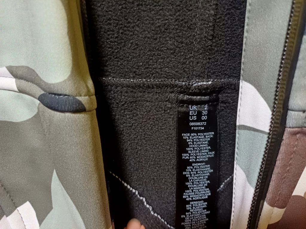 Лижний комбінезон софтшелл ASOS, довжина 132 см. - фото фото фото 8