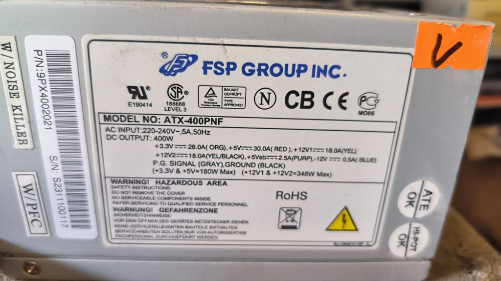 Блок живлення FSP ATX-400PNF 400W - фото фото фото 3