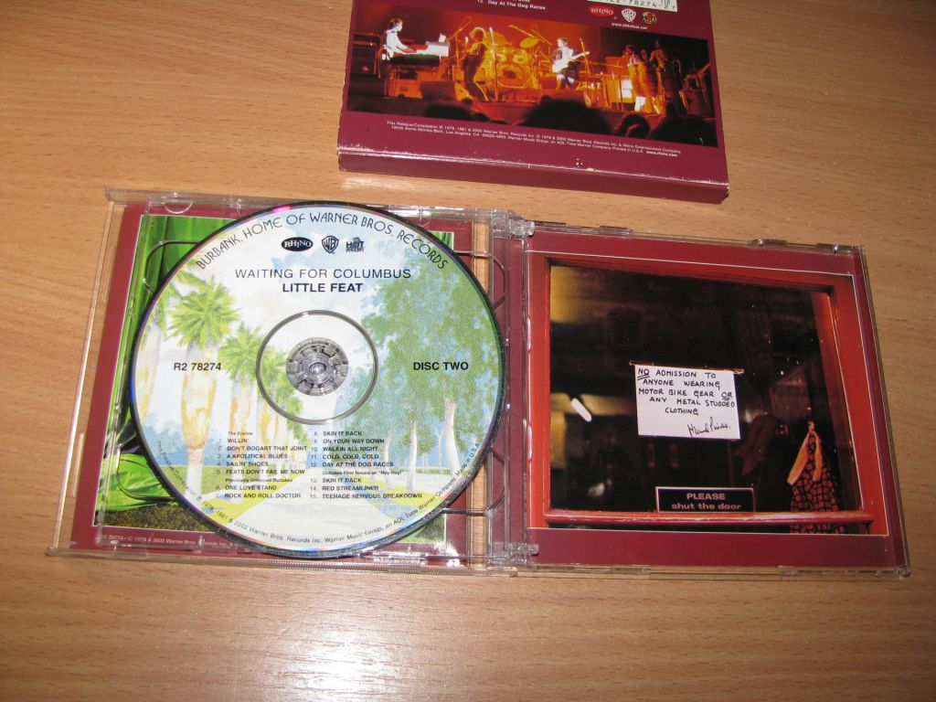 LITTLE FEAT - Waiting For Columbus  (2002 Rhino 2CD SLIPCASE,USA) - фото фото фото 2