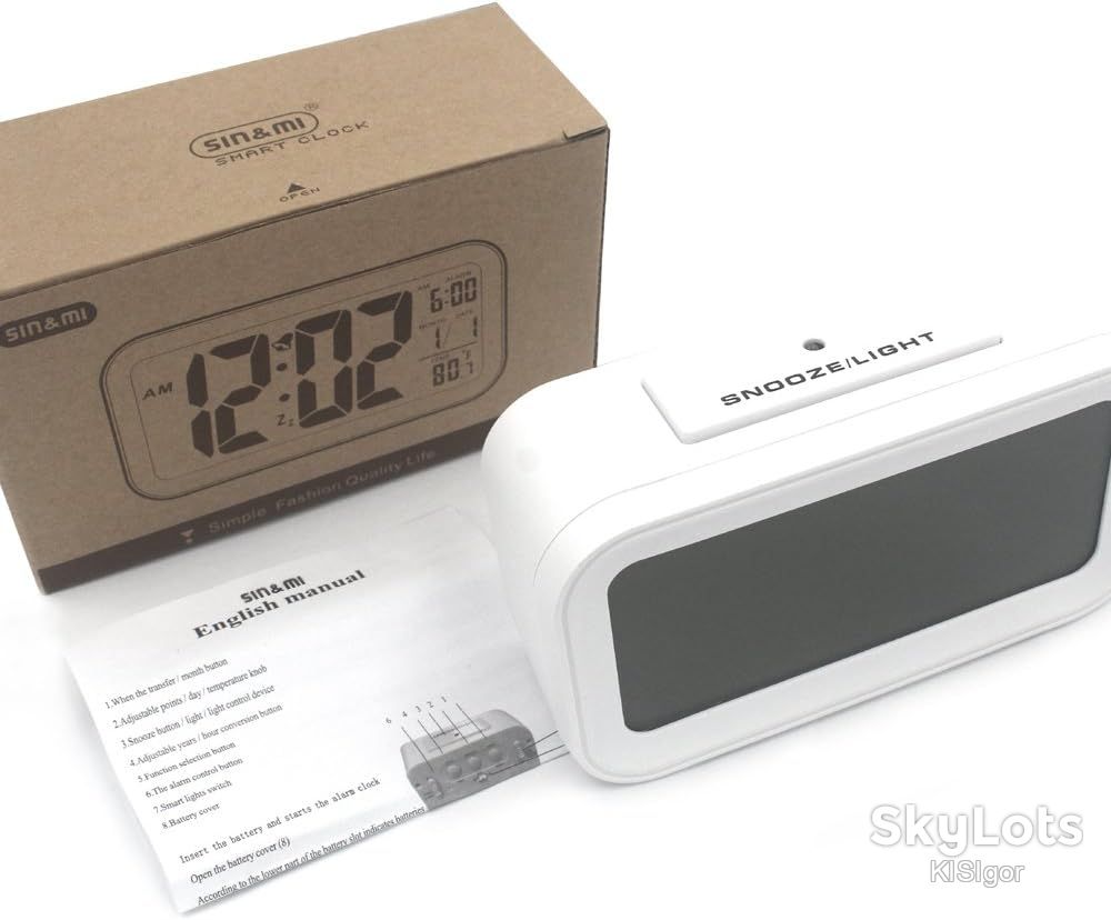 Цифровий настільний годинник-будильник Time Alarm Clock *81193 - фото фото фото 0