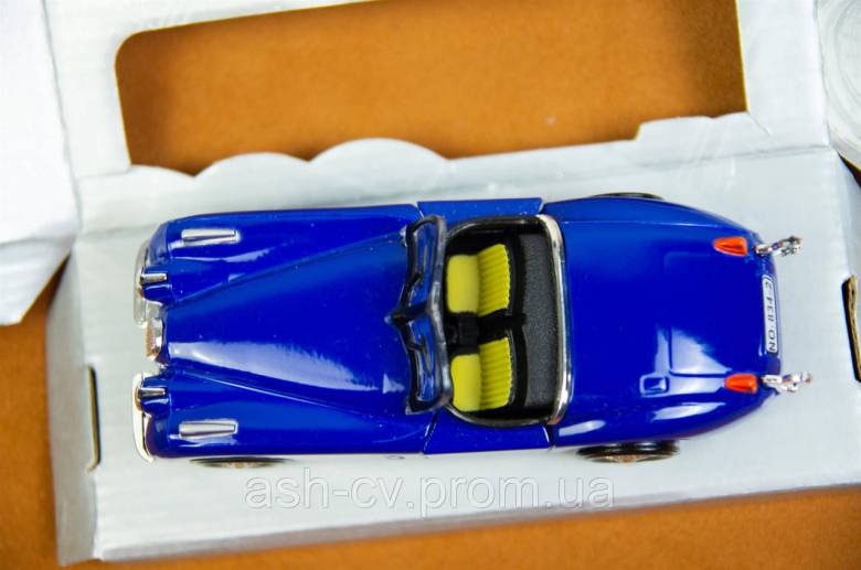 Модель авто, колекційна, Die-Cast Retro Car Blue - фото фото фото 3