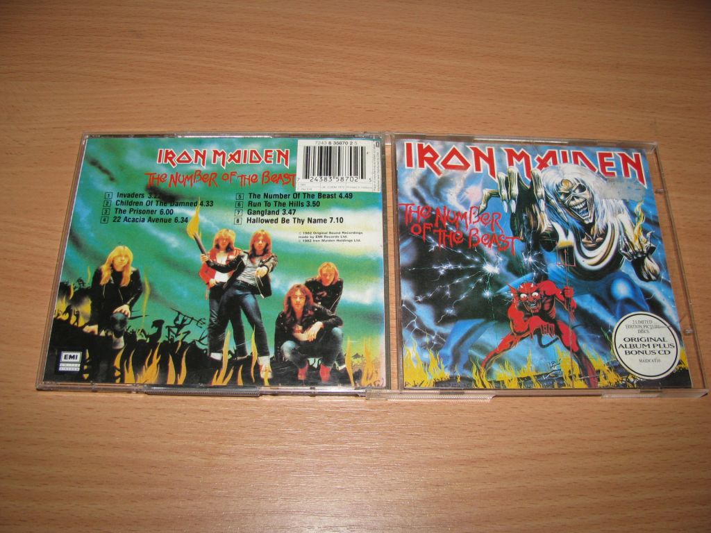 IRON MAIDEN - The Number Of The Beast    (1995 EMI 2CD SET) - фото фото фото 0