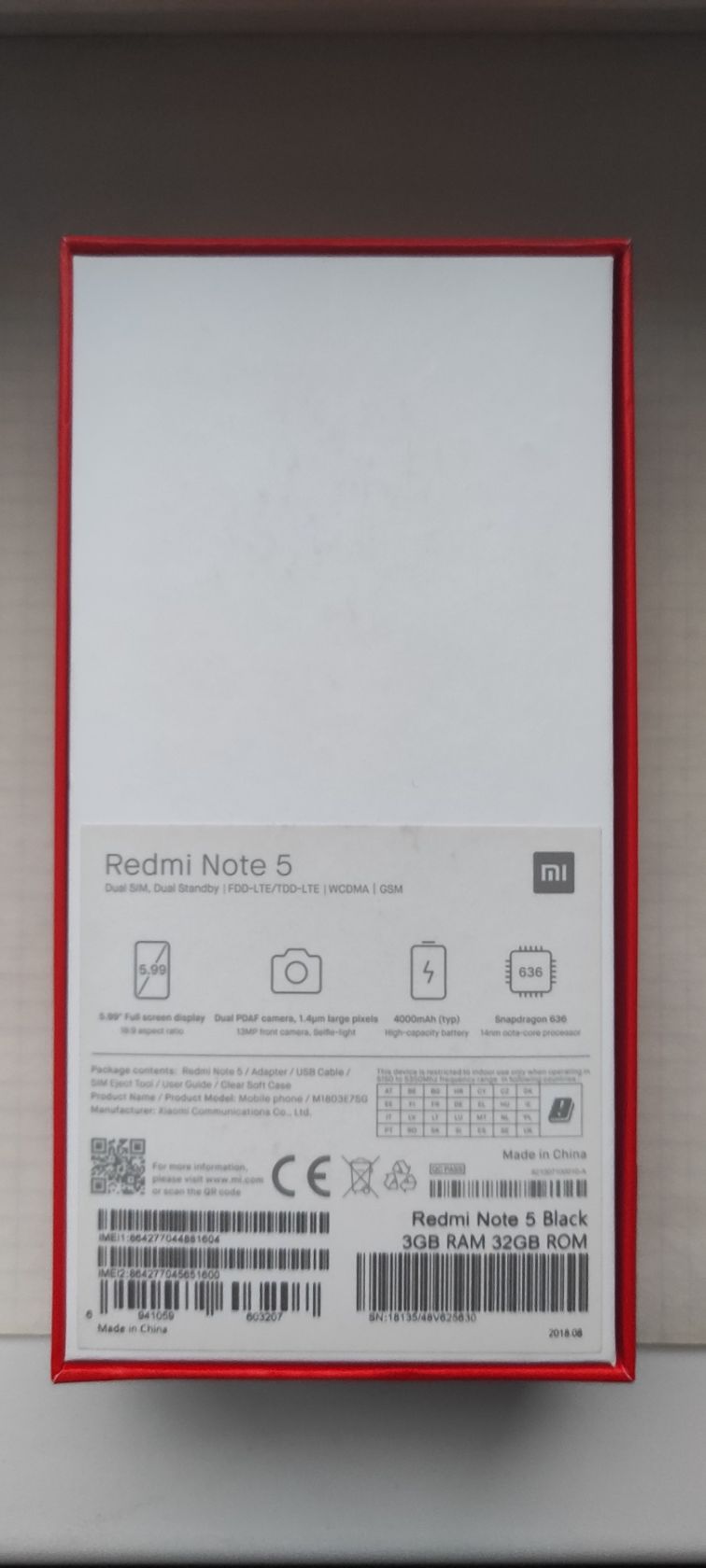 Мобильный телефон Xiaomi Redmi Note 5 - фото фото фото 14