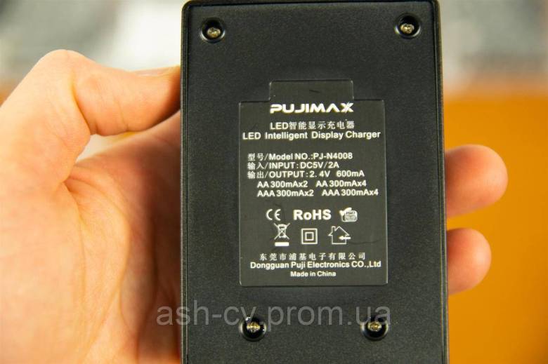 Зарядний пристрій для акумуляторів, PujiMax, PJ-N4008, USB, AA, AAA - фото фото фото 4